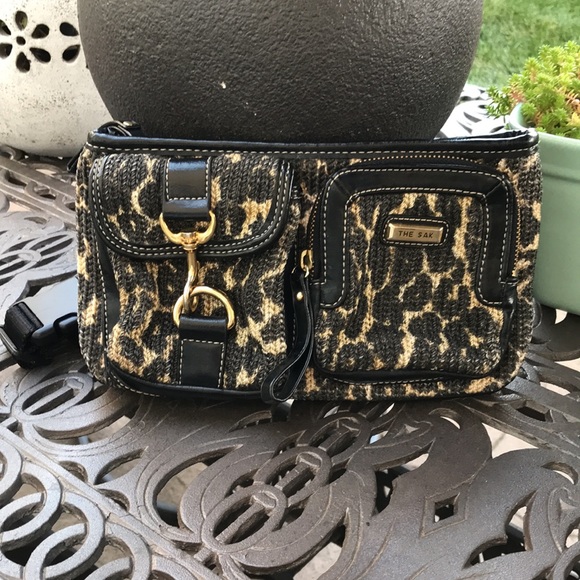 The Sak Cheetah Animal Print Fanny Pack Waist Belt Purse - Picture 11 of 11